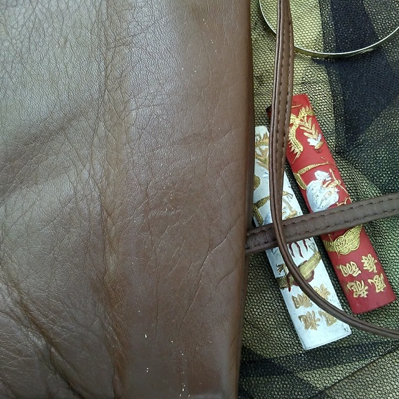 Original Vintage Leather Purse Retro Style Bag - Picture 5 of 8